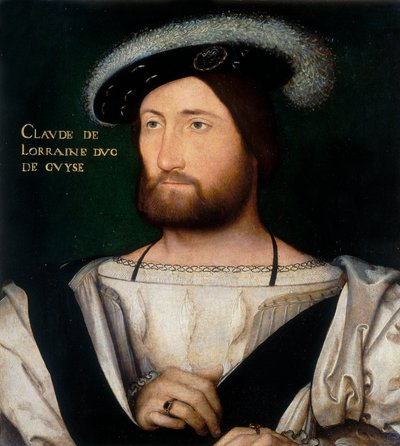 Portrait of Claude de Lorraine, Duke of Guise by Jean Clouet